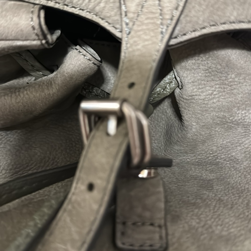 Rebecca Minkoff Olive Suede Backpack - Picture 2 of 3